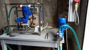 Dewatering_sistema di dosaggio liquido aggregante