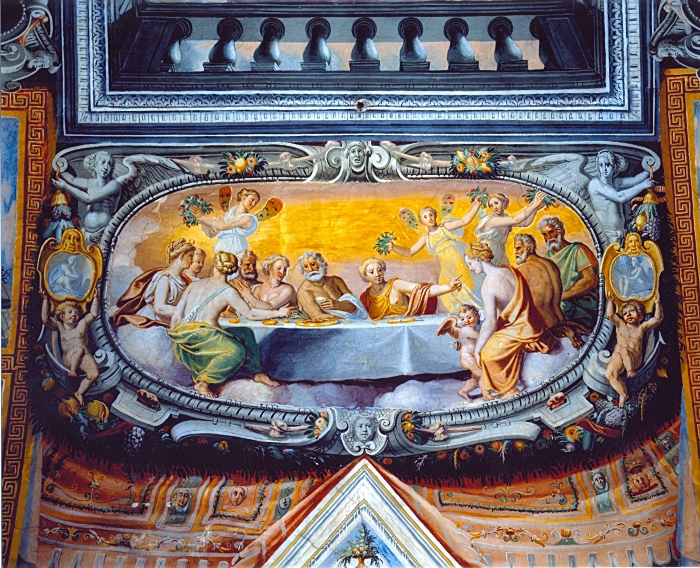 Affreschi del Salone di Palazzo Franchetti